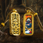 3D Relief Hand-painted Thangka Pendant