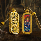 3D Relief Hand-painted Thangka Pendant