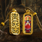 3D Relief Hand-painted Thangka Pendant
